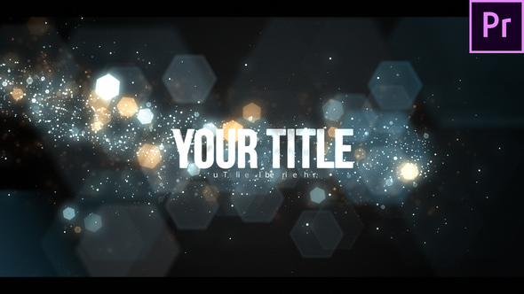 Elegant Bokeh Particle Title