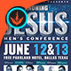 Knowing Jesus Men's Conference Flyer Template - GraphicRiver Item for Sale