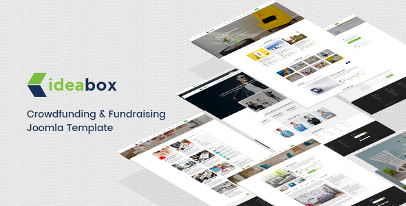 Ideabox - Szablon Joomla w zakresie finansowania społecznościowego i pozyskiwania funduszy