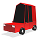 Low Poly City Car 3d Model V2 - 3DOcean Item for Sale