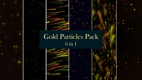 Gold Particles Pack - 6 in 1