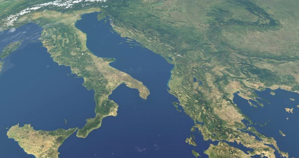 Adriatic Sea in Planet Earth