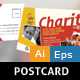 Kids Charity Post Card Template - GraphicRiver Item for Sale