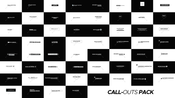 60 Call Outs