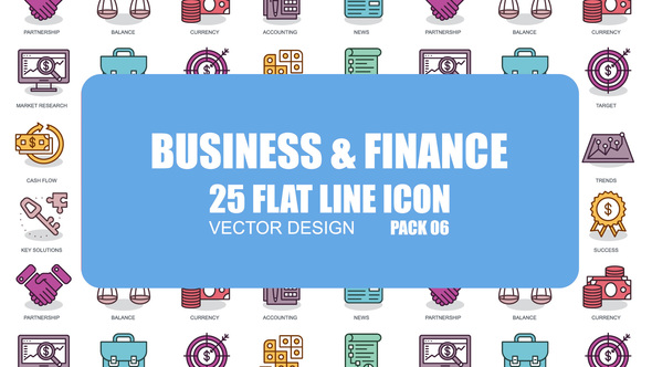 Business And Finance - Flat Animation Icons alt