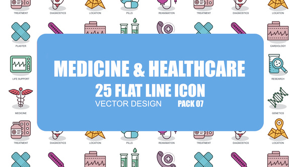 Medicine And Healthcare - Flat Animation Icons alt