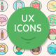UX Workflow - Icons Filled Version - GraphicRiver Item for Sale