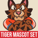 Tiger Mascot Set - GraphicRiver Item for Sale