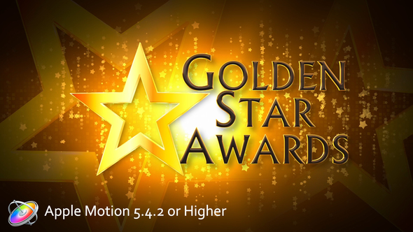 Golden Star Awards Broadcast Pack - Apple Motion