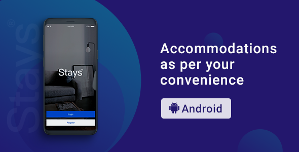 Stays | Room Booking App | Android Template