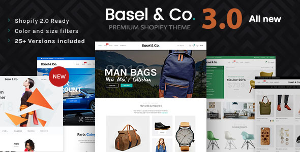 Basel - Tema multipropósito de Shopify para comercio electrónico