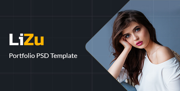 LiZu - One Page Portfolio PSD Template