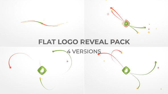 Flat Logo Reveal Pack alt