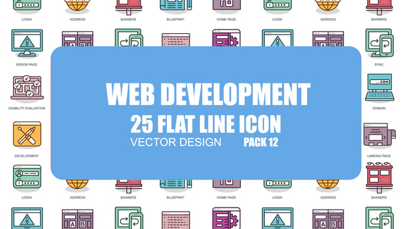 Web Development - Flat Animation Icons