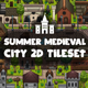 Summer Medieval City Game Tileset - GraphicRiver Item for Sale