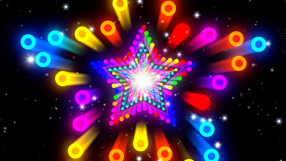 Star Colorful Abstraction