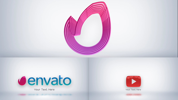 3D Multiple Stroke Logo