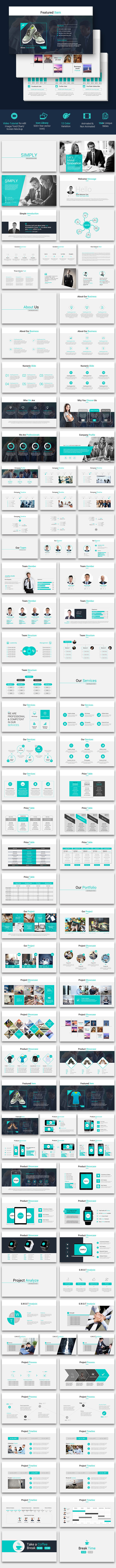 Simply - Pro & Editable Powerpoint Presentation Template