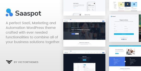 SaaSpot – SaaS Marketing Automation WordPress Theme