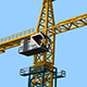 Voxel Tower Crane - 3DOcean Item for Sale