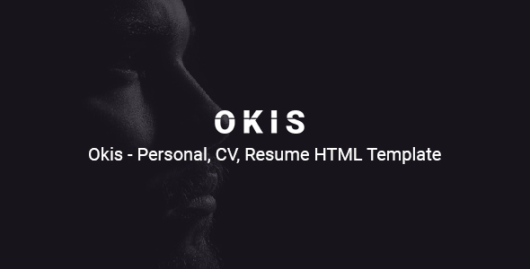 Okis - Personal CV Resume HTML Template