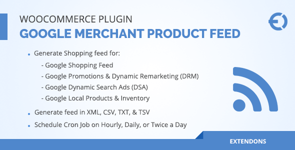 WooCommerce Google Merchant Product Feed Plugin - DRM, DSA & More