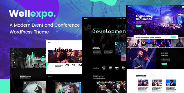 WellExpo - Event & Conference WordPress Theme