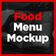 Photorealistic Food Menu Mockup - GraphicRiver Item for Sale