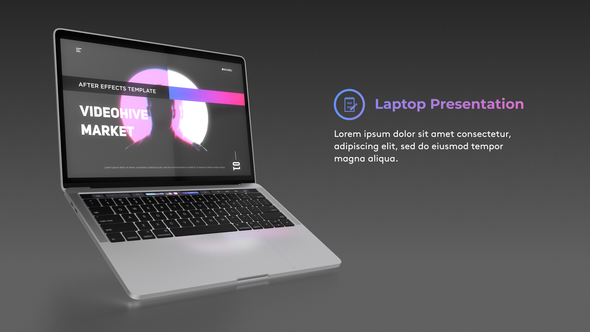 Laptop Website Presentation
