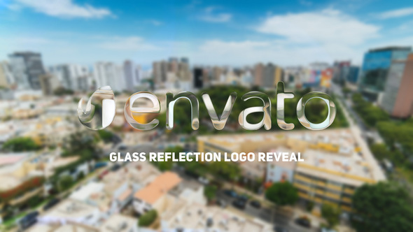 Glass Reflection Logo Reveal alt