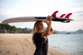 Surfer girl on beach - PhotoDune Item for Sale