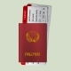 International Passport with Boarding Passes - GraphicRiver Item for Sale