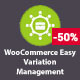 WooCommerce Easy Variations Management - CodeCanyon Item for Sale