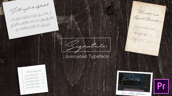 Signature Animated Handwriting