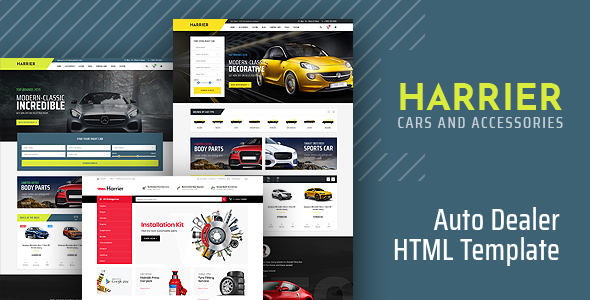 Harrier – Car Dealer HTML Template