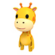 Rigged Little Giraffe - 3DOcean Item for Sale