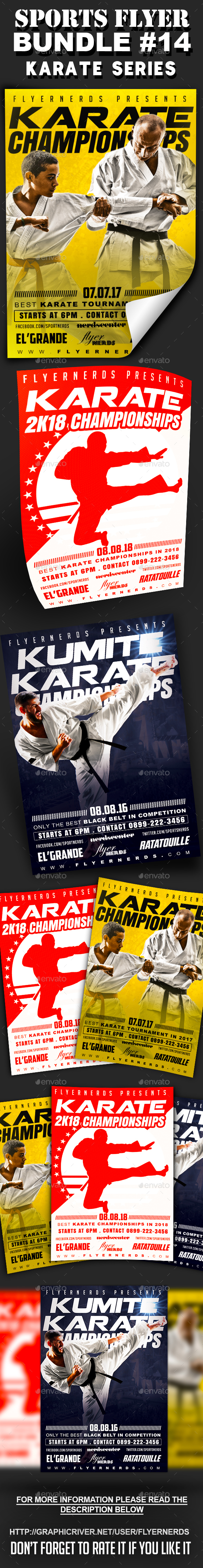 Karate Flyer Graphics Designs Templates From Graphicriver
