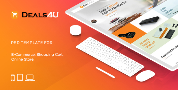 Deals4U E-Commerce PSD Template