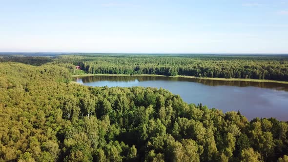 The Beautiful Landscape Of Lake Devino 