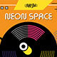 Neon Space Flyer Template - GraphicRiver Item for Sale