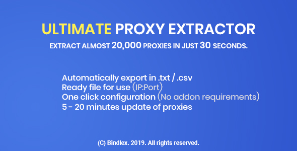 Ultimate Proxy Extractor