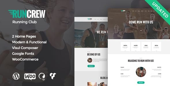 RunCrew | Running Club, maraton i motyw sportowy WordPress