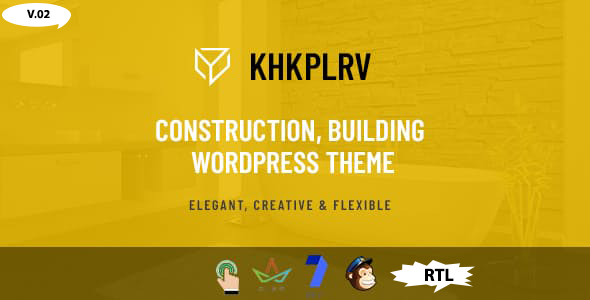 Khkplrv -Construction, Building WordPress Theme