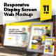 Responsive Display Screen | Web Mockup - GraphicRiver Item for Sale