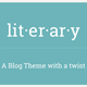 Literary - A WordPress Blog Theme With A Twist - ThemeForest Item for Sale