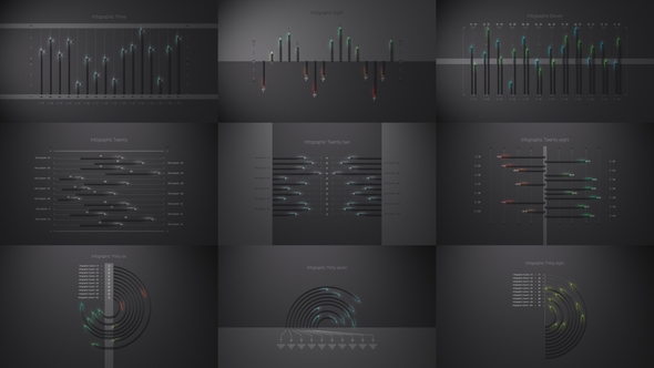 Glowing Infographics