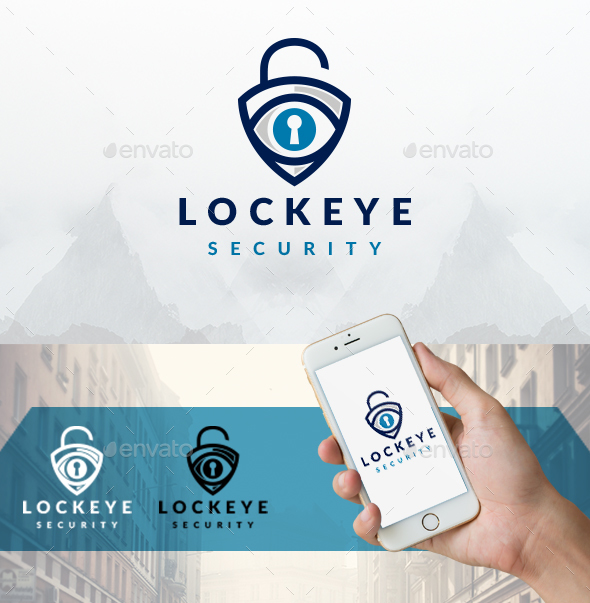 Eye Lock Shield Logo
