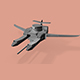 Fighter Space Ship 3d Model - 3DOcean Item for Sale
