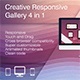 Creative Responsive Gallery 4 in 1 - CodeCanyon Item for Sale