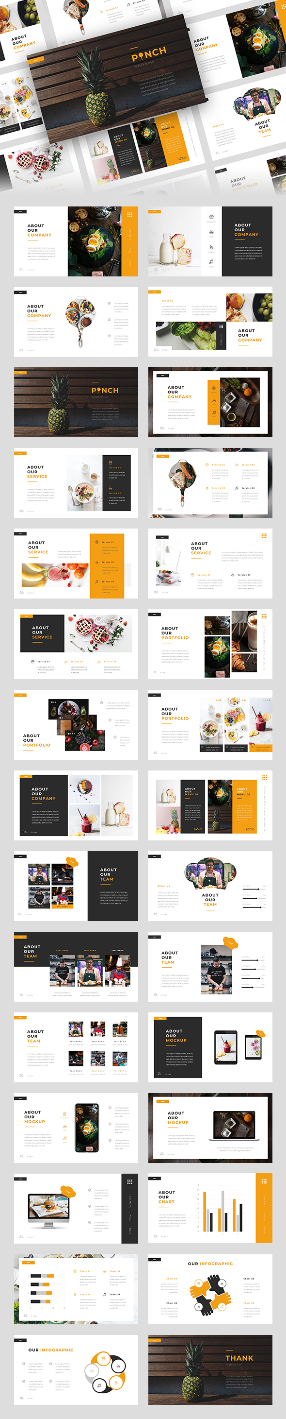Pinch - Food PowerPoint Template